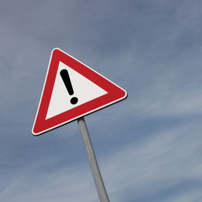 Panneau Attention